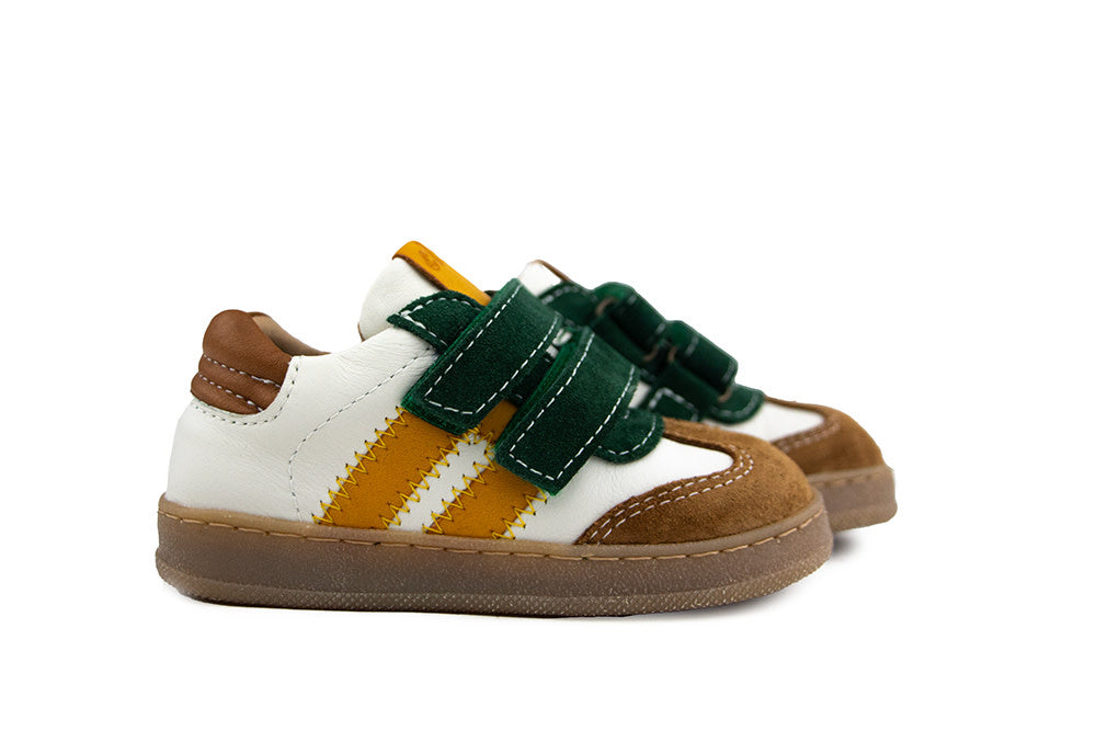 Clic Klittenband Sneaker Whisky Tabaco