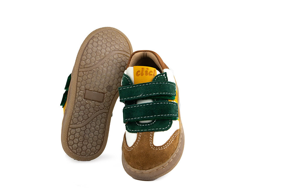 Clic Klittenband Sneaker Whisky Tabaco