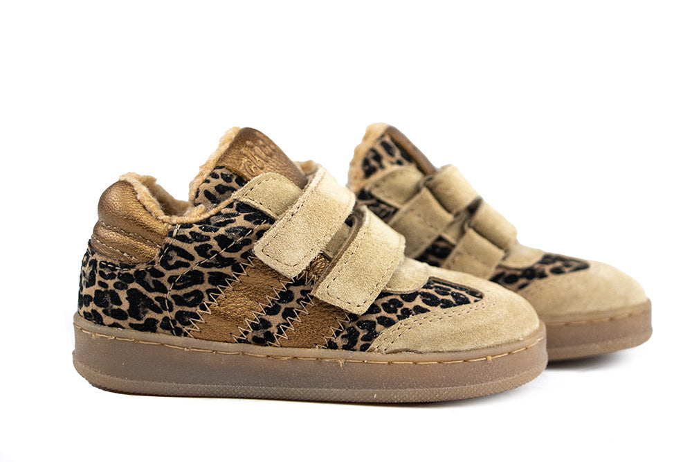 Clic Klittenband Sneaker Leopardi