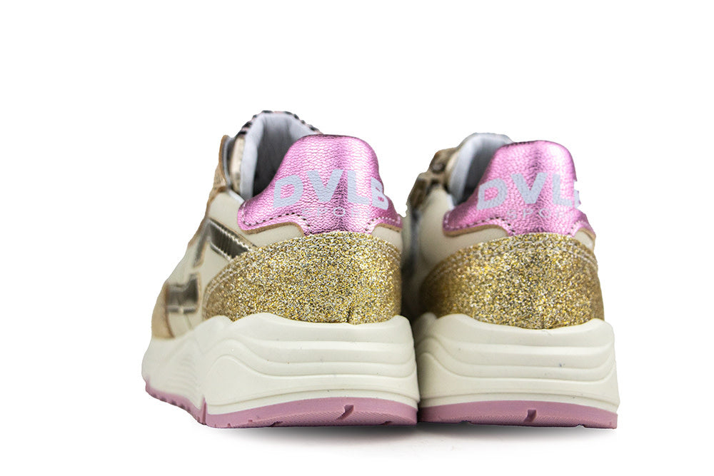 Develab Sneaker Gold Metallic Combi