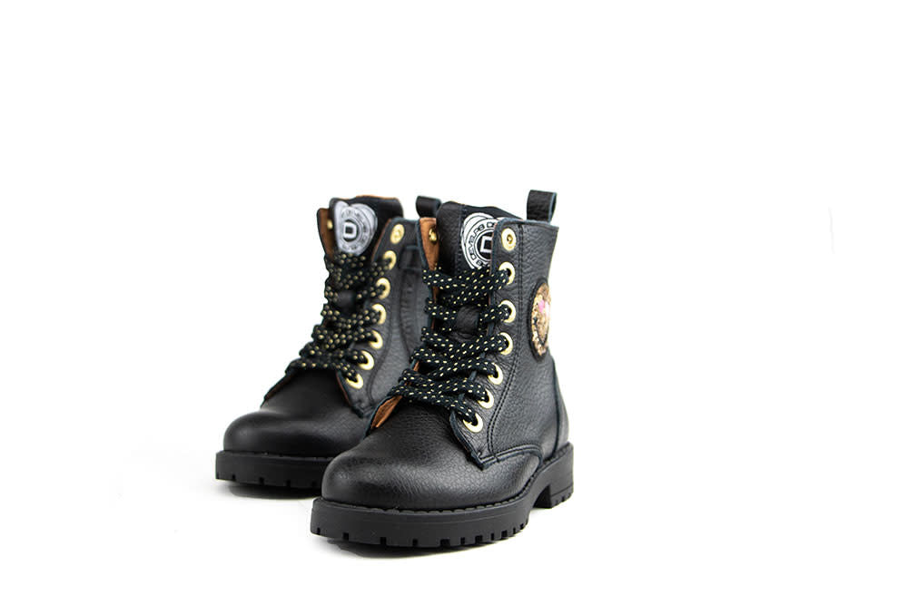 Develab Veterboot Smiley Black Nappa