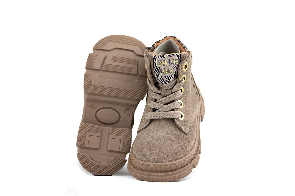Develab Veterboot Taupe Suede