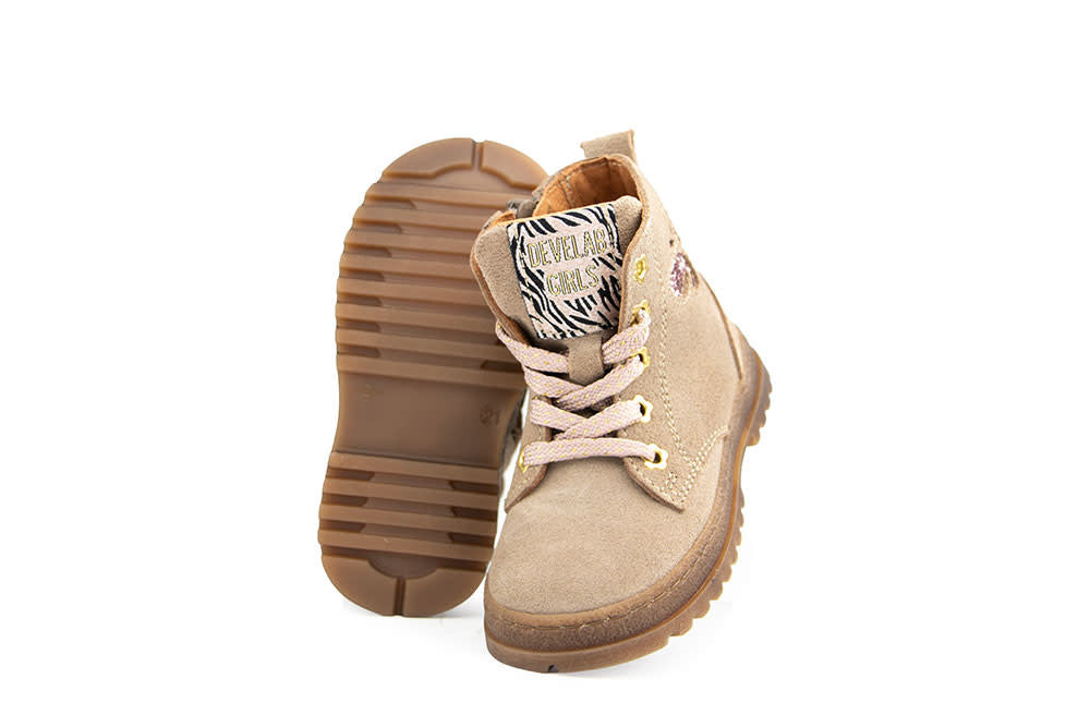 Develab Veterboot Taupe Suede