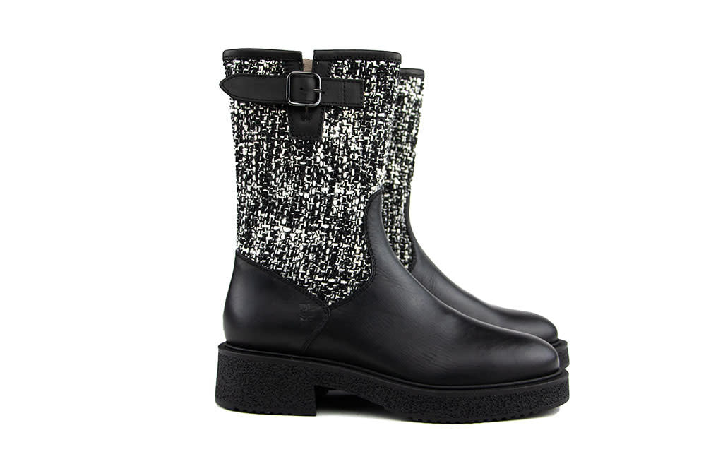 DL Sport Bikerboot Vitello Nero Chanel