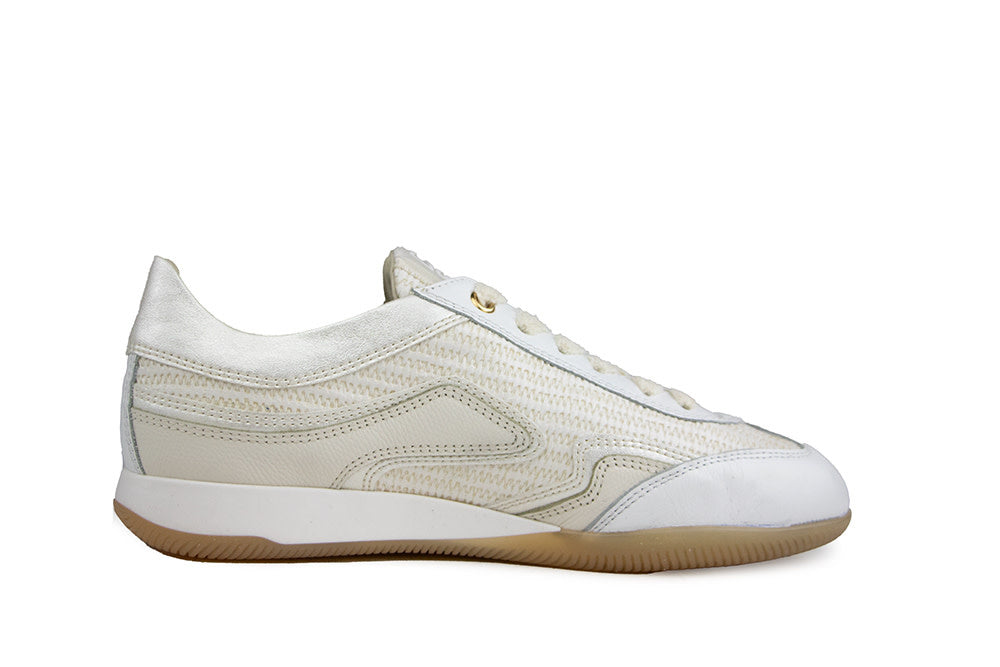 DL Sport Sneaker Sun Bianco Goffry Panna