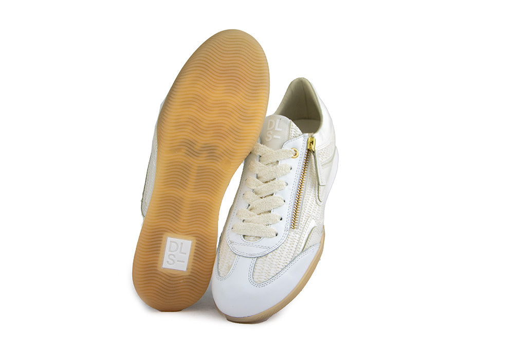 DL Sport Sneaker Sun Bianco Goffry Panna