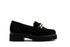 Durea Loafers Chain Zwart Suede K-leest