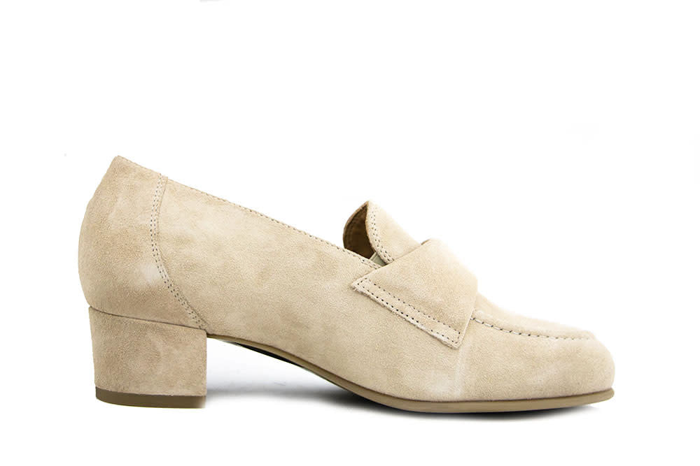 Durea Pump Licht Taupe Suede