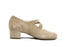 Durea Pump met Band Licht Taupe Suede