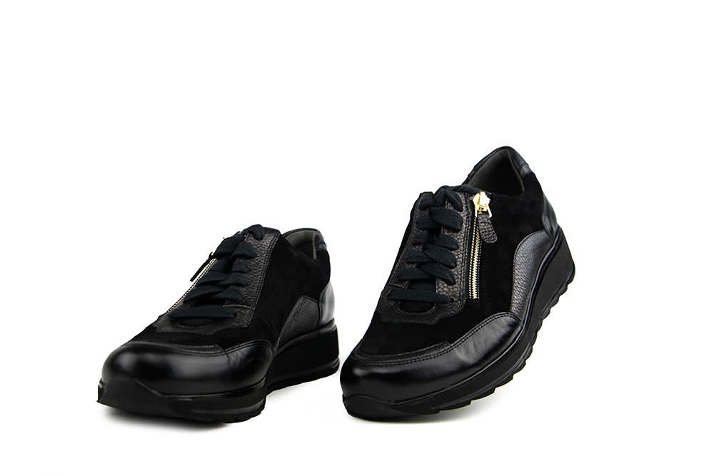 Durea Sneaker Zwart Antracite H
