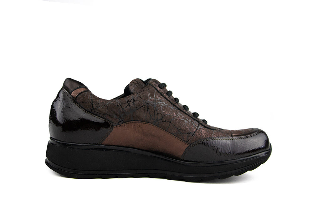 Durea Sneaker D.Bruin Brons Koper
