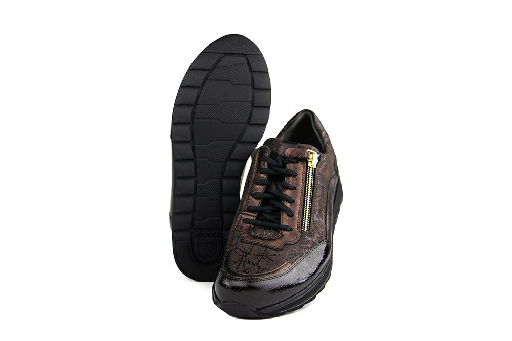 Durea Sneaker D.Bruin Brons Koper