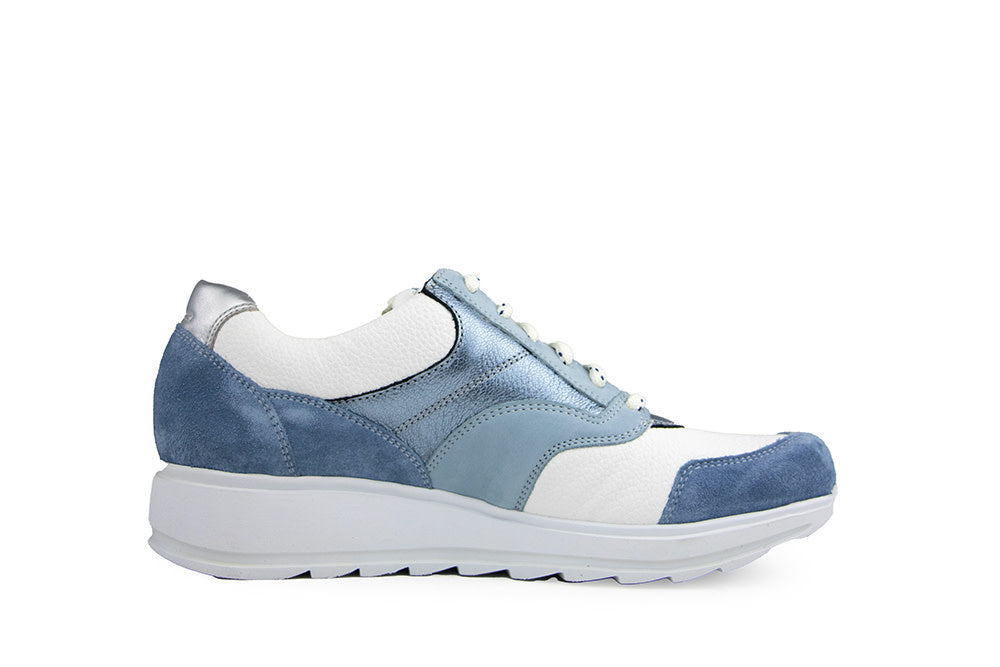 Durea Sneaker Savoia Wit Zilver