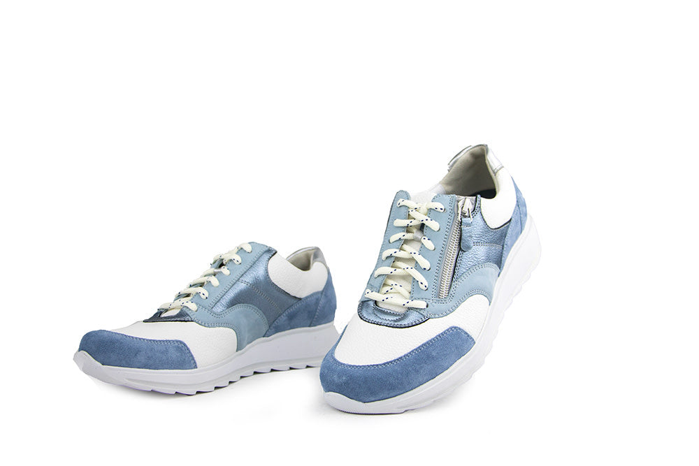 Durea Sneaker Savoia Wit Zilver