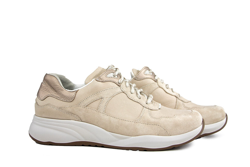 Durea Sneaker Taupe Panna Torrone