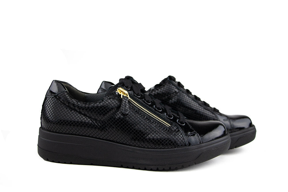 Durea Sneaker Zwart Lak