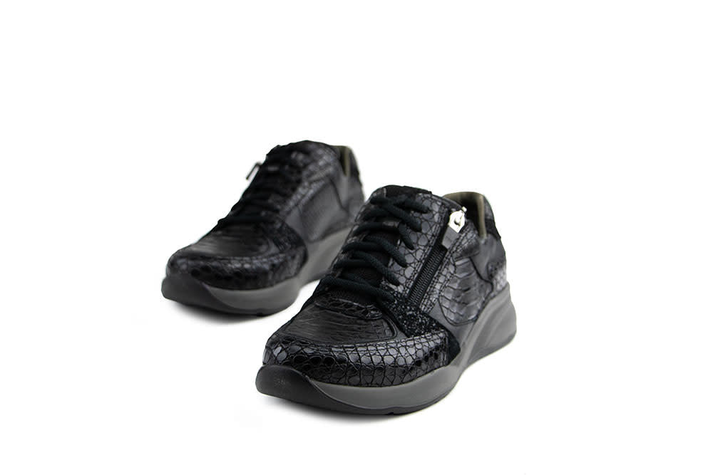 Durea Sneaker Zwart Kroko K