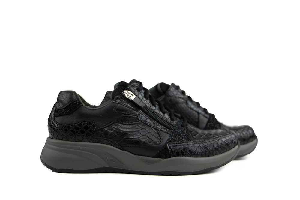 Durea Sneaker Zwart Kroko K