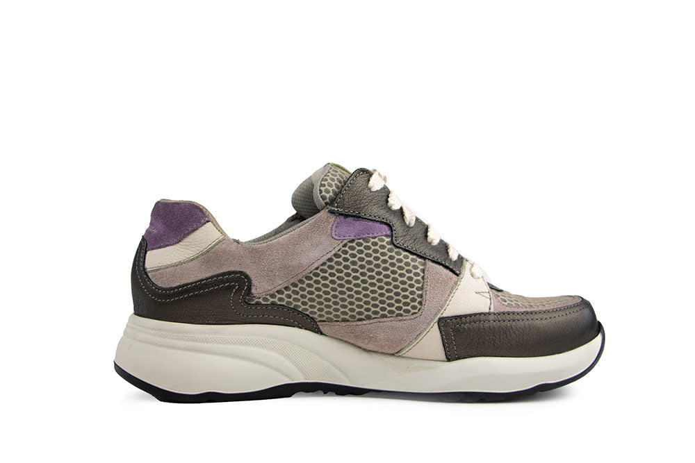 Durea Sneaker Smog Poeder Taupe Lilla