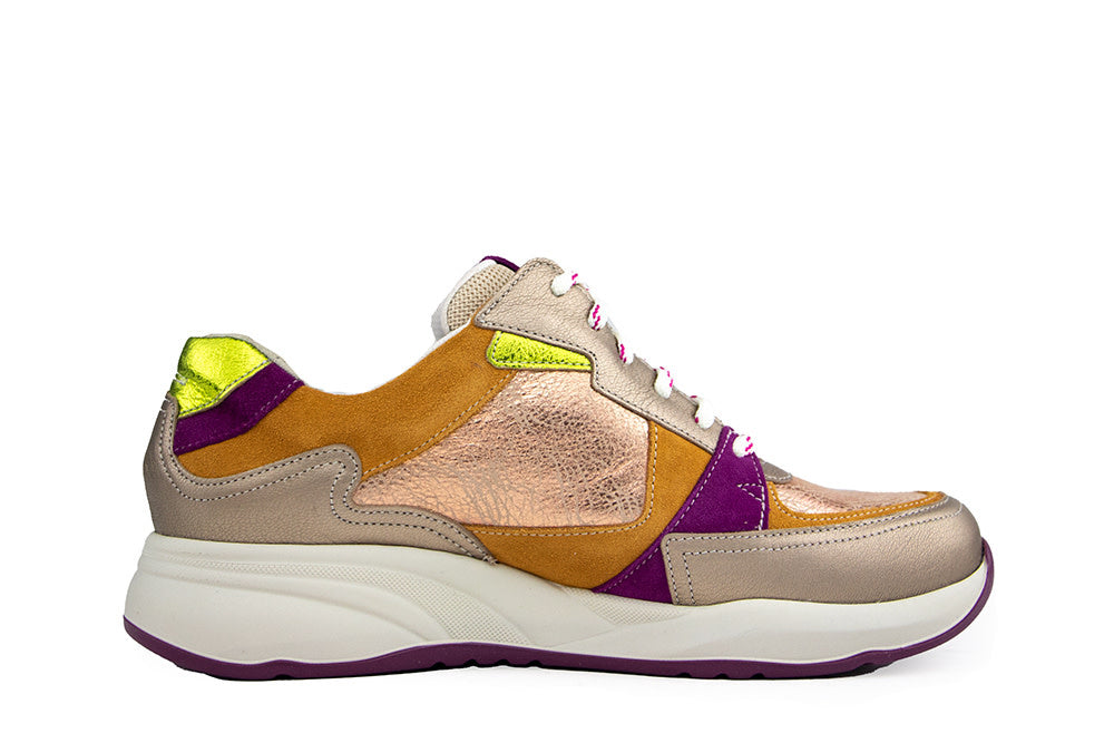 Durea Sneaker Oranje Rame Violet Torrone K