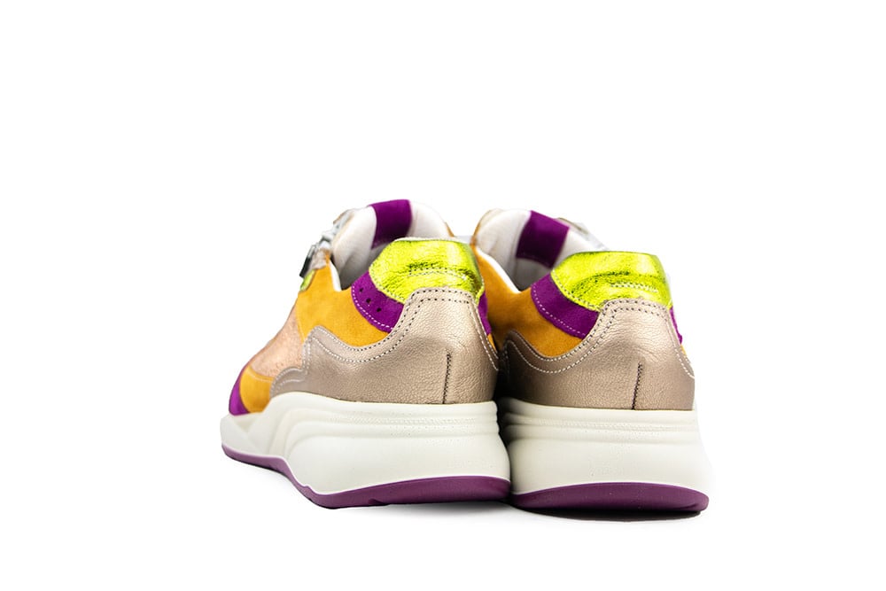 Durea Sneaker Oranje Rame Violet Torrone K