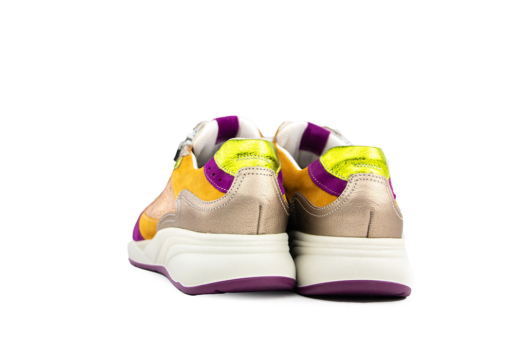 Durea Sneaker Torrone Oranje Rame Violet H