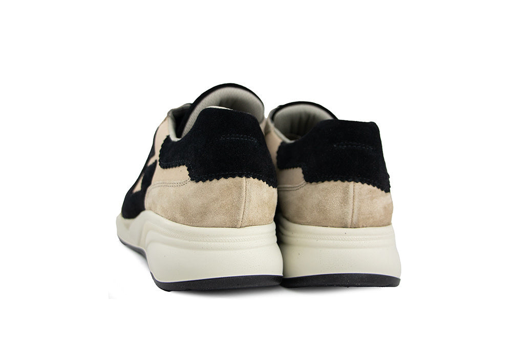Durea Sneaker Seppia Taupe Zwart