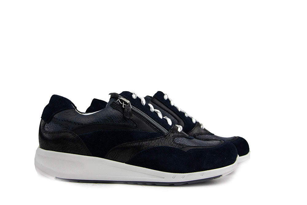 Durea Sneaker Marine Zwart