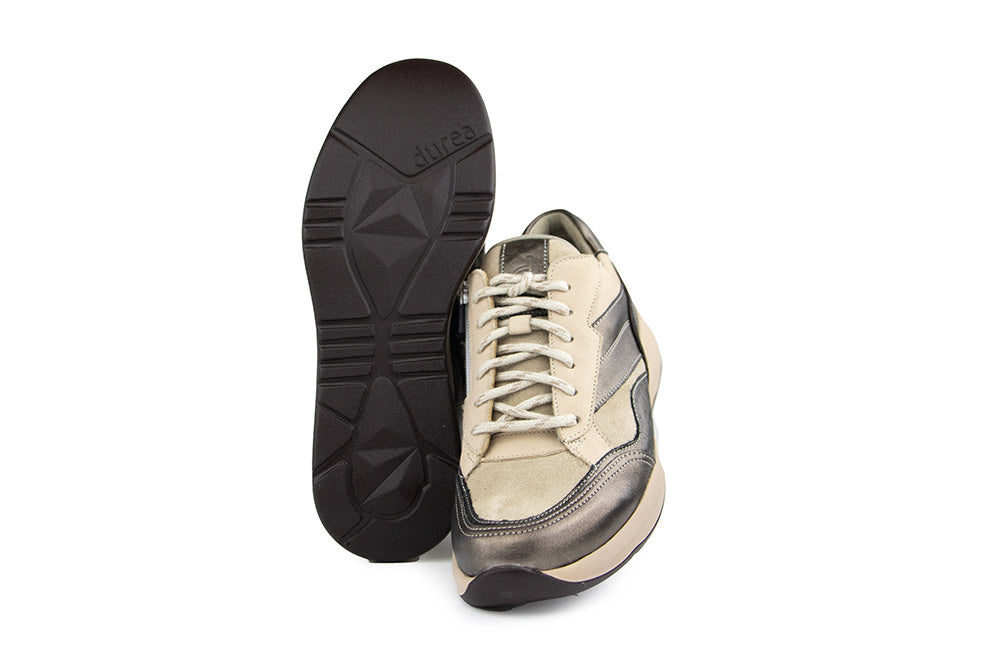 Durea Sneaker Brons Smog Seppia