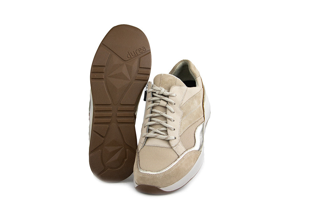 Durea Sneaker L.Taupe Platino Taupe Cognac