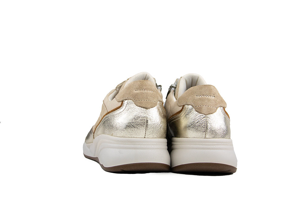 Durea Sneaker L.Taupe Platino Taupe Cognac