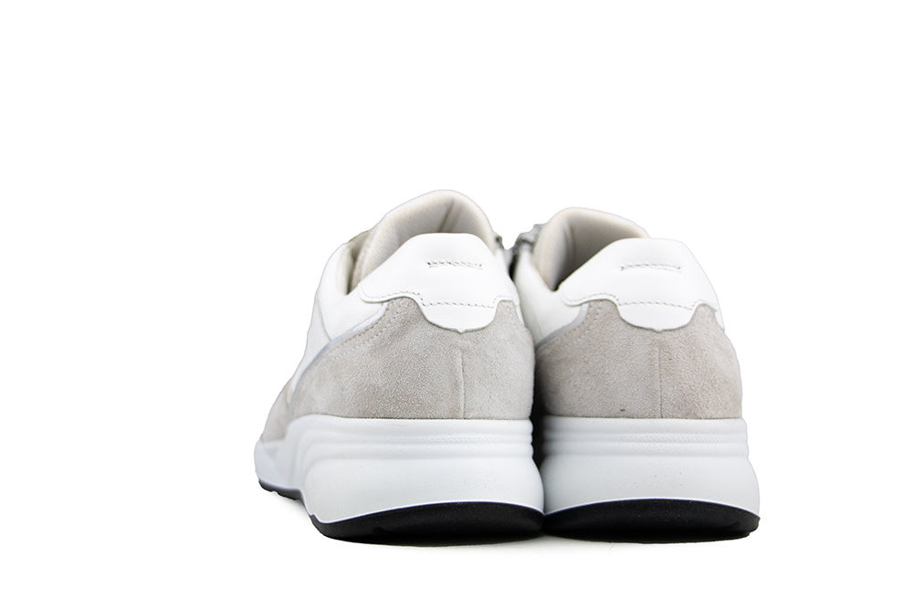 Durea Sneaker Wit Mat Zilver