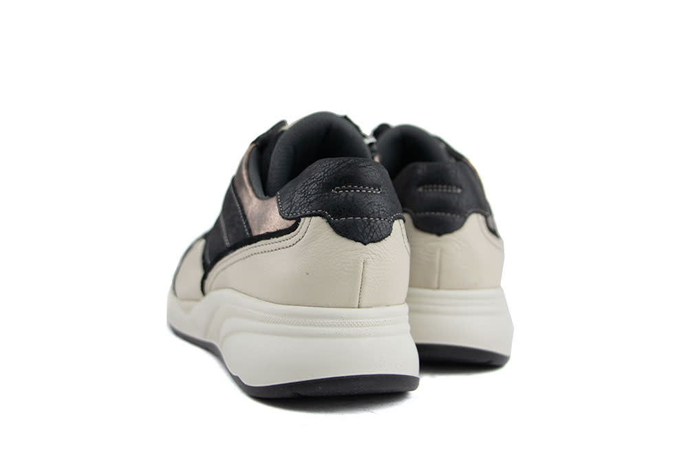 Durea Sneaker Zwart Beige Goud K