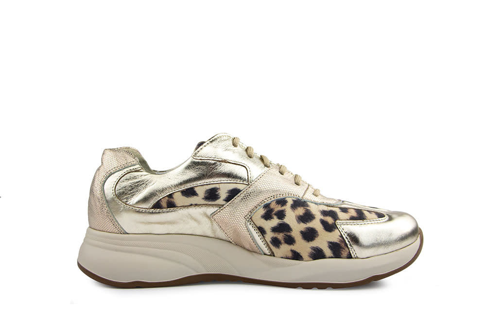 Durea Sneaker Platino Leopard Taupe H