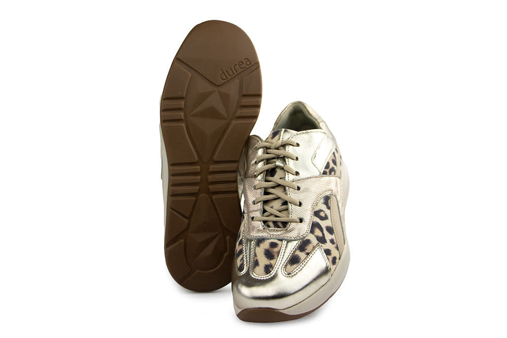 Durea Sneaker Platino Leopard Taupe