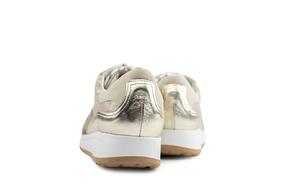 Durea Sneaker Charme L.Taupe Wit Platino