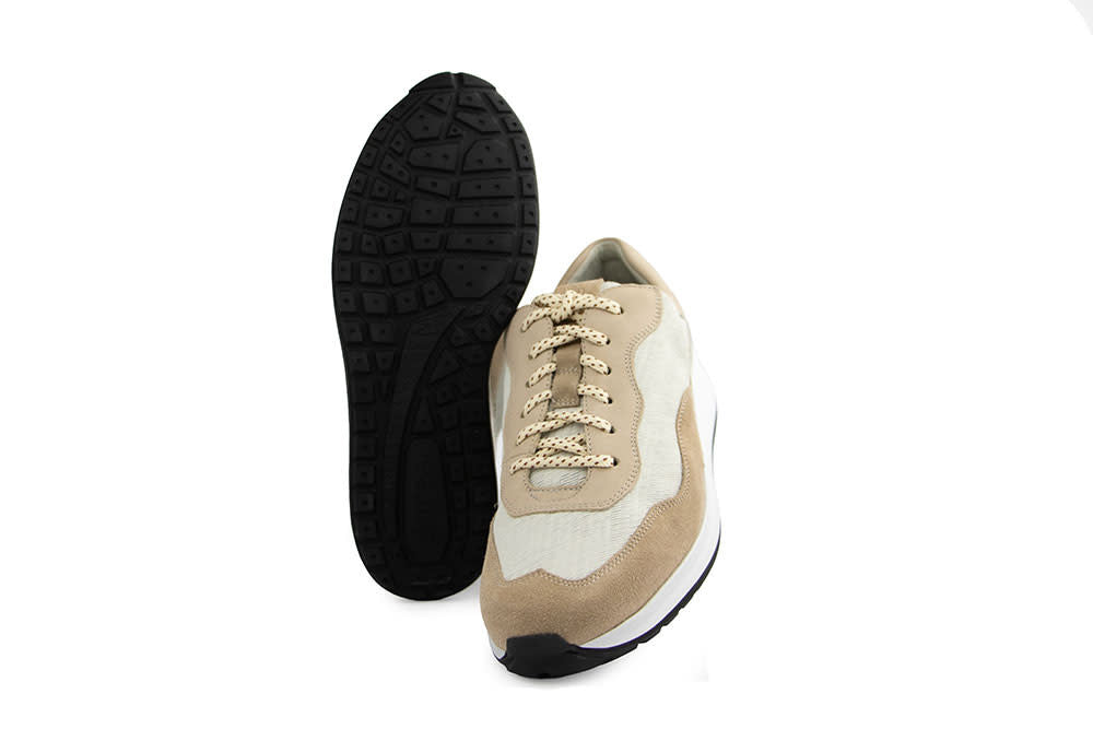 Durea Sneaker L.Taupe Ivoor Platino