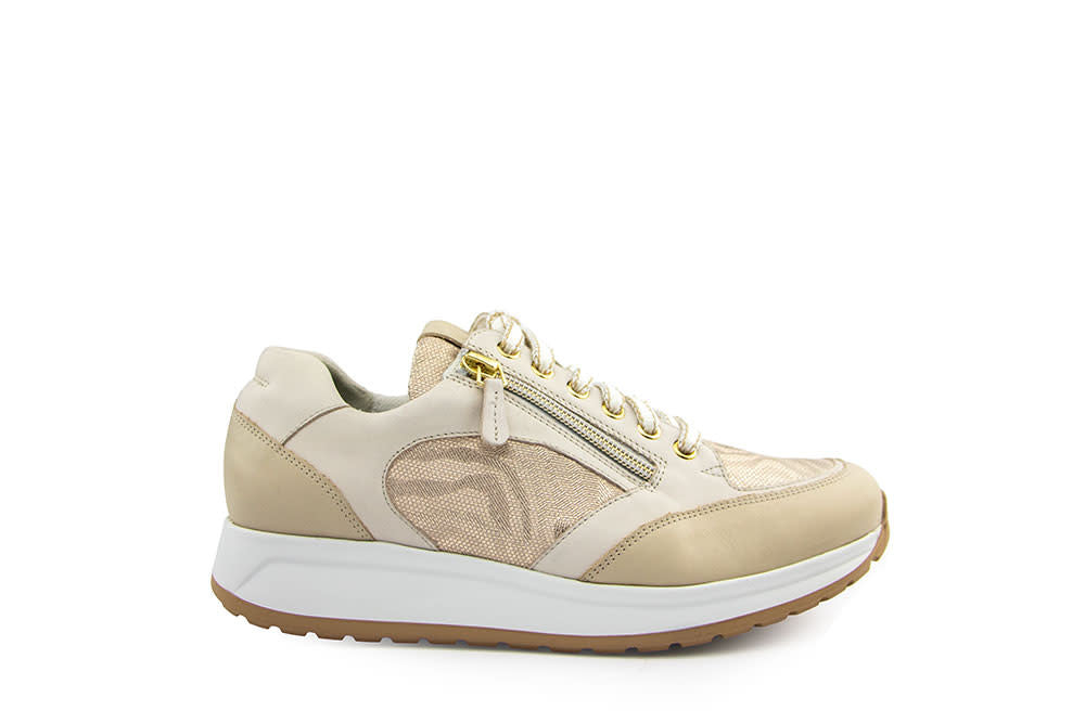 Durea Sneaker Beige Offwhite Platin
