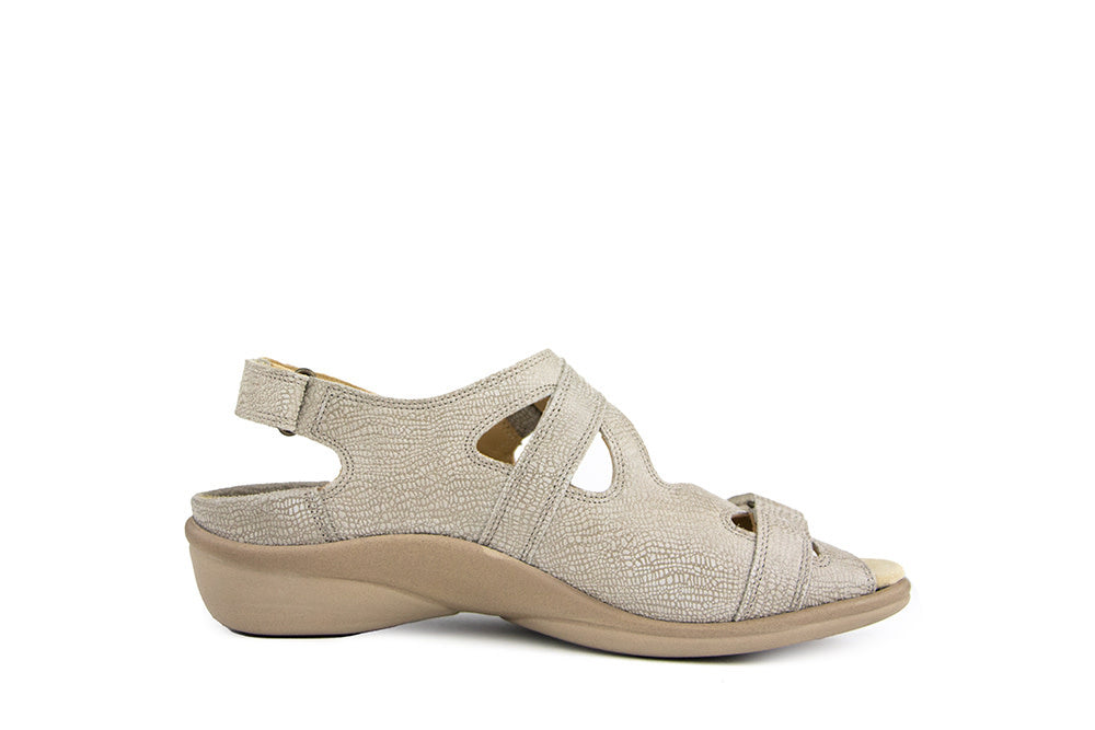 Durea Sandaal Taupe Print
