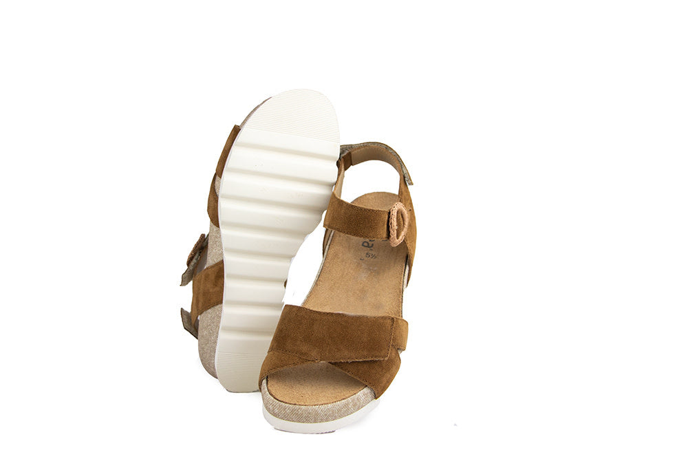 Durea Sandaal Cognac Zand
