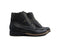 Durea Veterboot Zwart Leer