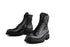 Durea Veterboot Zwart Leer H