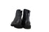 Durea Veterboot Zwart Leer H