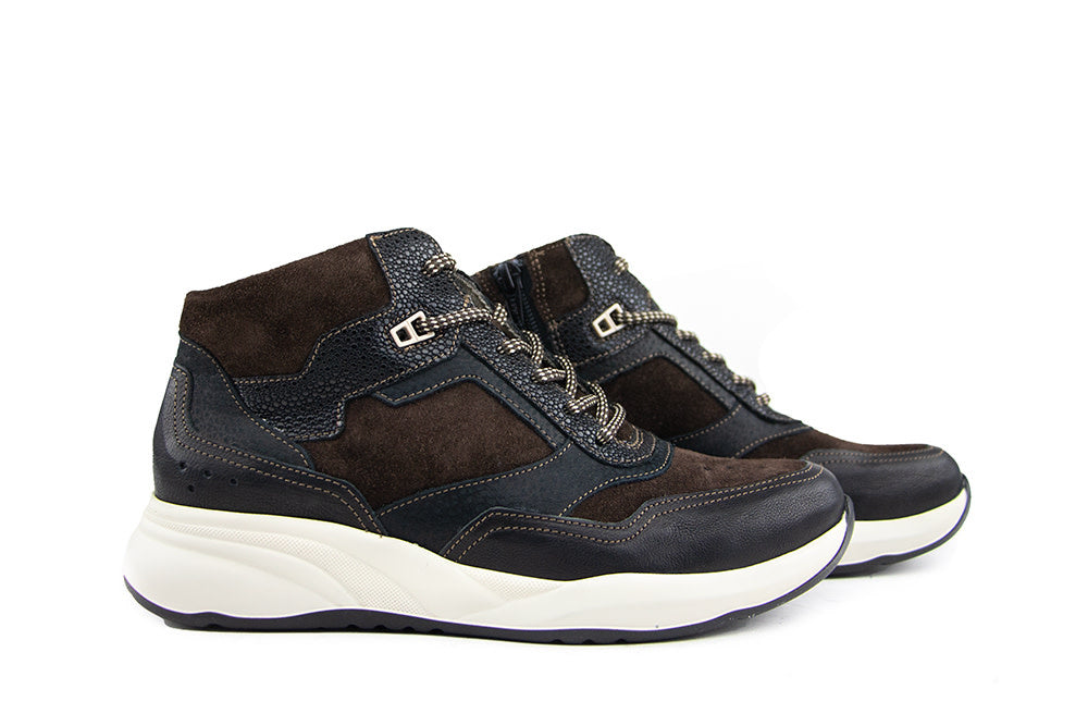 Durea Hoge Sneaker Zwart Caffe