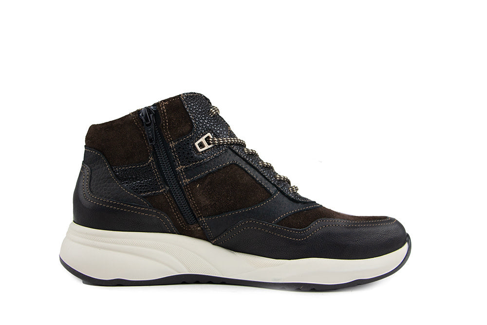 Durea Hoge Sneaker Zwart Caffe