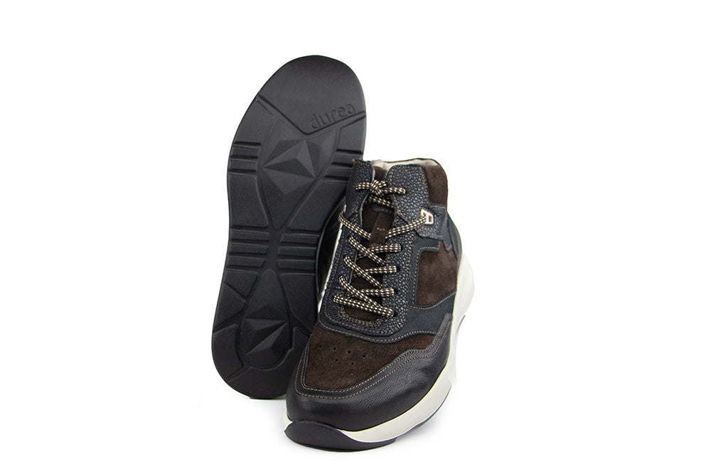 Durea Hoge Sneaker Zwart Caffe