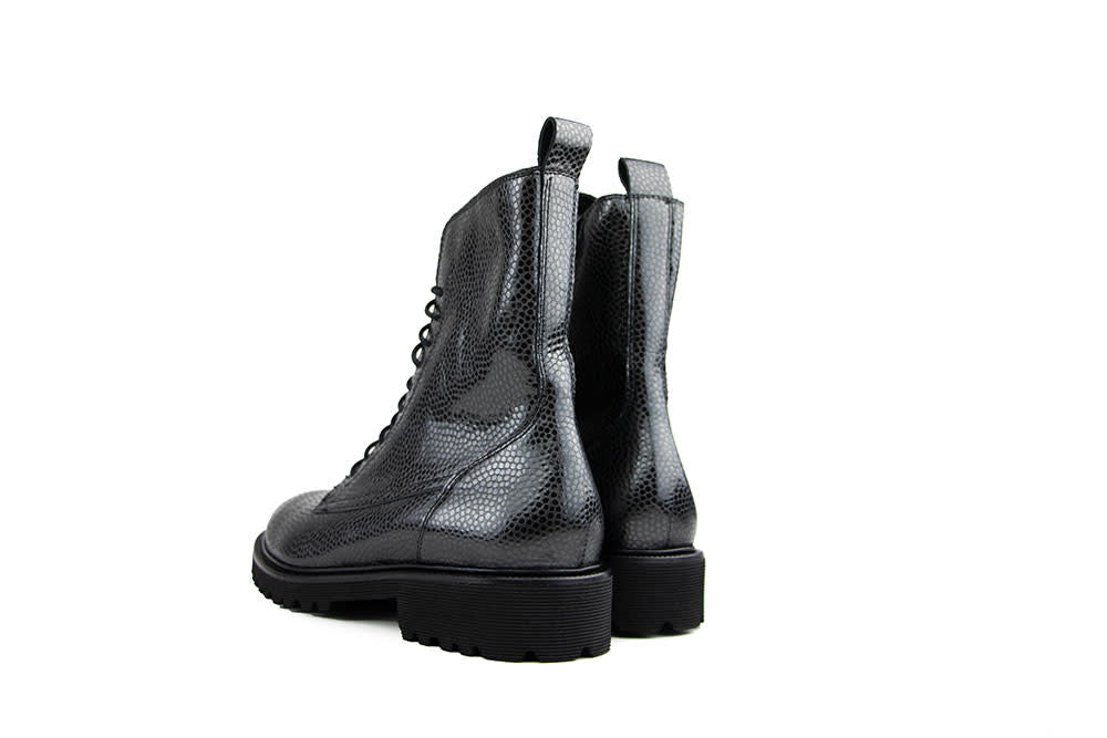 Durea Veterboot Zwart Print H