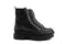 Durea Veterboot Zwart Leer H