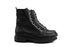 Durea Veterboot Zwart Leer H