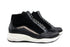 Durea Hoge Sneaker Zwart Mokka